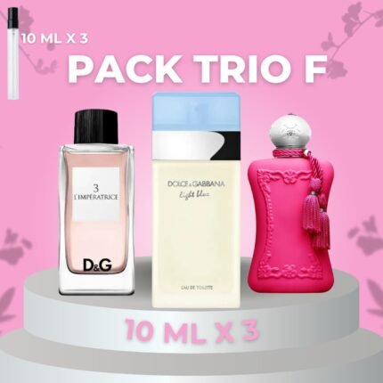 Pack D&G L'Imperatrice + Light Blue + Marly Delina