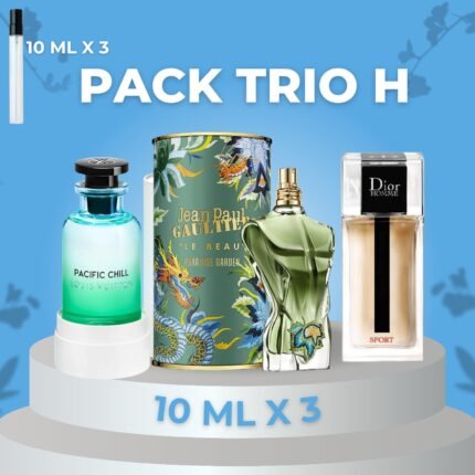 Pack LV Pacific Chill + Paradise Garden + Dior Homme Sport